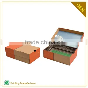 Folding Shoe Paper Box Label Template Corrugated Paper Custom Logo thumbnail-1