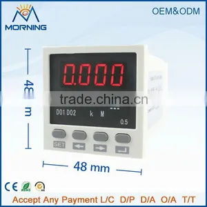ME-DA81 48*48mm Hot Sale LED Price Single Phase dc Digital Current Meter, Measure AC or DC Current With High-precision thumbnail-1