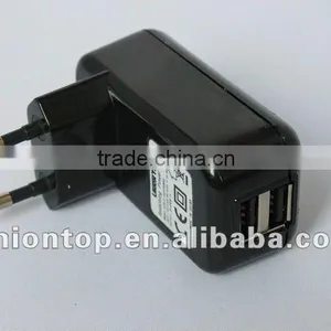 China Factory Price 6v Usb Charger Adapter With Dual Port for Samsung/Huawei/HTC thumbnail-4