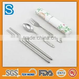 Personalized Fork Spoon Chopsticks Set thumbnail-1