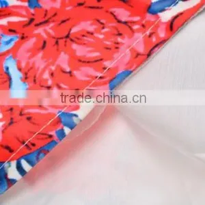 Fashion Women High Waist Floral Midi Skirt Slim Pleated Party Skirt thumbnail-4