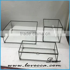 Stained Brass Mirrored Lead Free Glass Container thumbnail-5