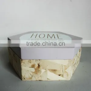 Wooden Hexagon Box of Gift thumbnail-1