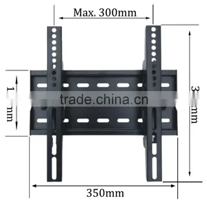 China Made Wholesale tv Accessories Vertically Adjustable Tilt Lcd Led Plasma tv Wall Mount for 14 - 42" Screens Vesa 300x300 thumbnail-4