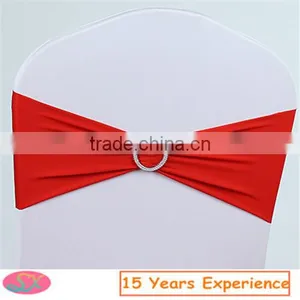 2016 Hot Sale Plain Dyed Chair Sashes for Party Wholesale in China thumbnail-3