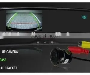 4.3 Inch Rearview Mirror Monitor Germid With Parking Sensor ,reverse Camera thumbnail-1