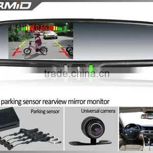4.3inch Auto Dimming TFT-LCD Monitor EK-043LA-TPMS Rearview Mirror With; Configurable High Temperature Alert Setting thumbnail-2