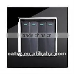 Four Gang One Way Wall Switch, Four Gang Two Way Wall Switch thumbnail-1