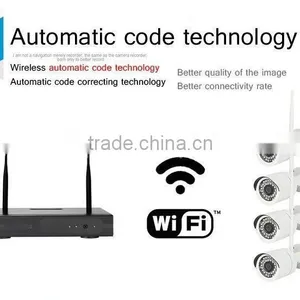 Full HD 720P WIFI NVR and WIFI Camera Easy Installation 4ch Wifi Nvr Kits Cctv Kits Smart Home Security System thumbnail-4