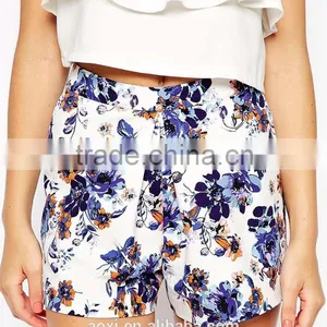 Printed Sexy Women Wholesale Price Two Pockets Charming Fascinating Shorts thumbnail-3