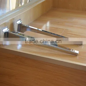 Chrome Iron Metal Hanging Display Shelf Bracket thumbnail-2