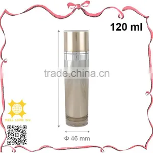 120ml Pretty Gold Hot Stamping Cylinder MS Lotion Pump thumbnail-4