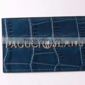 Black Green Vernis Leather Custom Patch With Different Colors thumbnail-3