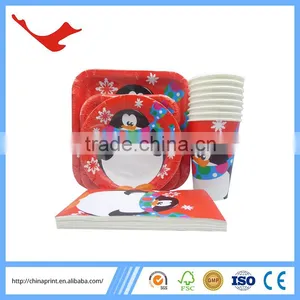006 FDA Standard Printed Disposable Tableware for Party thumbnail-6