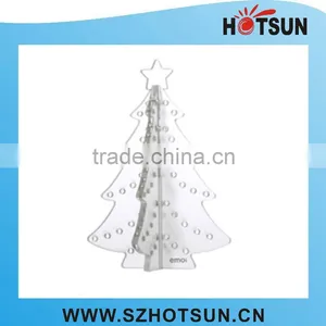 Pyramidal Acrylic Christmas Tree With a Star thumbnail-1