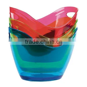3.5L Mini Plastic Acrylic Ice Bucket for Beer Promotion, Champagne Wine Ice Bucket for Party thumbnail-1