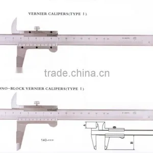 Carbone Steel or Stainless Steel Vernier Calipers Type I thumbnail-1