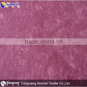 China Supplier 100% Polyester Speckled Velvet Tricot For Sofa/Shoes thumbnail-2