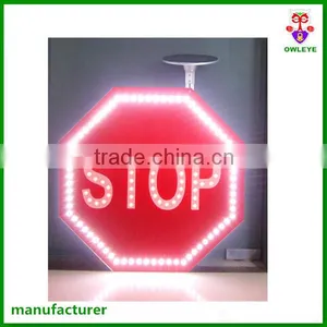 Flashing Led Stop Signs/highway Led Board Signs/solar Powered Traffic Signs thumbnail-1