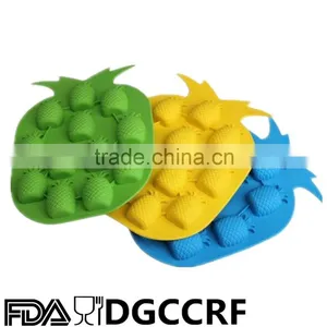 Unique Pineapple Shape Ice Cream Maker Mold Molds Chocolates Ice Cube Cubes Drink DIY Party Home thumbnail-1