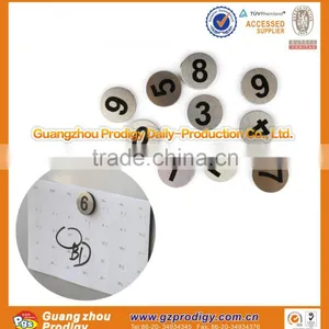 Stainless Steel Refrigerator Magnetic Numbers thumbnail-2