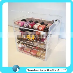 Countertop Acrylic Makeup Organizer Box Acrylic Cosmetic Storage thumbnail-1