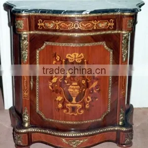 French Marble Top Commode thumbnail-3