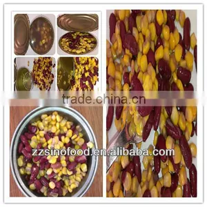 400g Canned Mixed Red Kidney Beans and Sweet Corn Chinese Supplier thumbnail-1
