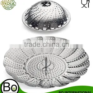 Best Cookware Stainless Vegetable Steamer, 5.3" to 9.3" thumbnail-1