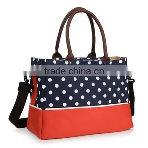 Polka Dot Diaper Bag for Baby Carrier (BLZ2586) thumbnail-1
