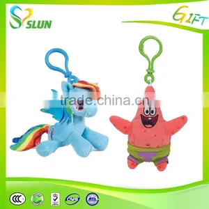 Soft Plush Blue Keychain Toy thumbnail-2