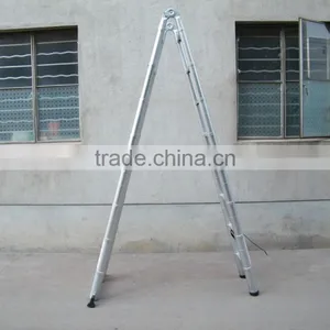 With Hinge 3.8m All Aluminium Telescopic Ladder thumbnail-6