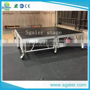 Sgaier Outdoor Catwalk Plywood Stage Design Used Stage for Sale thumbnail-2