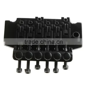Black Guitar Tremolo Bridge Double Locking Systyem Floyd Rose Lic thumbnail-1