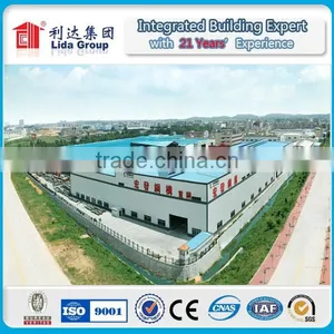 Prefabricated Light Steel Space Frame for Construction Building Farm Chicken Feed Pellet Production Line thumbnail-1