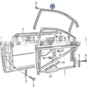 Driver Side Door Rubber Seal thumbnail-1