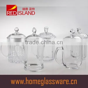 Anchor Hocking 923 Set of Cafe Glass Cappuccino Tea Coffee Latte Mugs Cups thumbnail-5