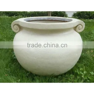 BIG BOWL FLOWER CONTAINER LARGE PLANT POT thumbnail-3