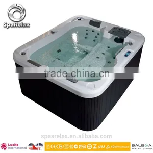 Most Fashion Promotion Lucite Acrylic Spa Bath Tub With CE Approved for 3 Aud Adults thumbnail-1