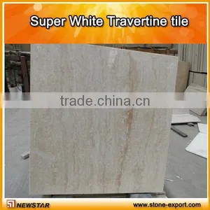White Travertine Tile 16"x16" thumbnail-1