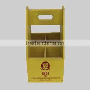 China Factory Supply Pine/paulownia Wooden Wine Box, Christomas Wood Craft and Gifts Using for Wine Bucket thumbnail-1