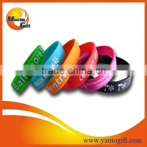 New Design 1 Inch Silicone Wristband for Promotion thumbnail-1