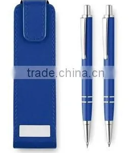 Hot Style Colorful Ball Pen and Mechanical Pencil With Pen Pouch thumbnail-3