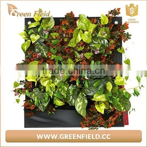 Wholesale Living Wall Felt Planter Bag Garden Green Wall 4 Pockets Hanging Vertical Wall Garden Planter thumbnail-4