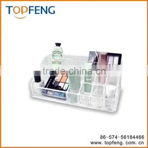 Makeup Case Cosmetic Organizer Box , Makeup Organizer Cosmetics Acrylic Clear Case Storage Insert Holder Box thumbnail-1