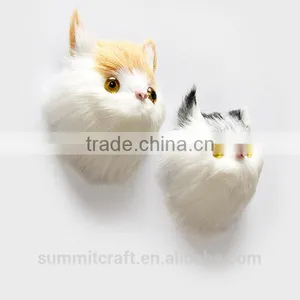 3D Plush Cat Animal Fridge Magnet ,resin Half Cat Fridge Magnet thumbnail-1
