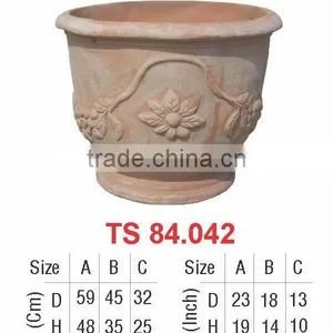 Natural Terracotta Flower Pottery Planter thumbnail-1