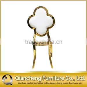 Wholesale Hollow Glodern Stainless Steel Dining Chair thumbnail-4