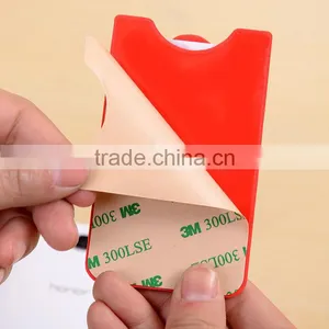 New Arrival 3m Sticker Silicone Card Pocket and no Charger Mobile Phone Holders thumbnail-2