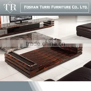 Modern Nature Marble Living Room Coffee Table Center Table thumbnail-3
